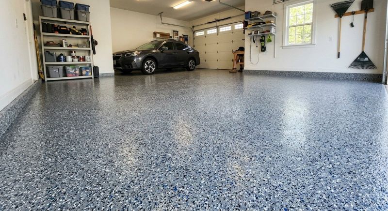 Epoxy Garage Flooring Installation in Greenville, SC