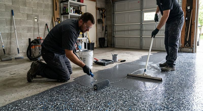Garage Floor Renovation in Fairfax, VA