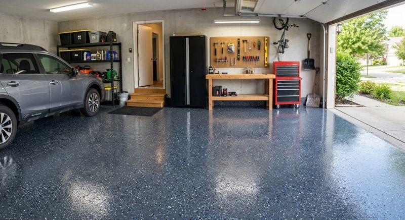 Garage Floor Staining in Fairfax, VA